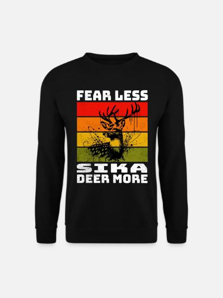 Sika Deer Sikahirsch - Unisex Sweatshirt - black