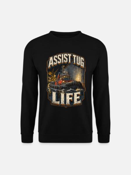 Remorqueurs Assistance Remorqueur Vie - Sweat-shirt Unisexe - noir