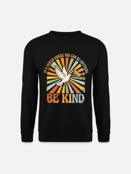 Be Kind, Pride, Rainbow, Equality, LGBT - Unisex Sweatshirt - black