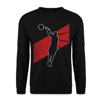 Basket-ball - Sweat-shirt Unisexe - noir - Devant - Alina (178cm) & Michal (187cm)
