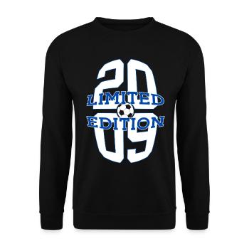 ÉDITION LIMITÉE 2009 FOOTBALL 17E ANNIVERSAIRE - Sweat-shirt Unisexe - noir - Devant - Alina (178cm) & Michal (187cm)
