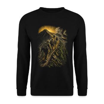 Groupes de pompiers - Sweat-shirt Unisexe - noir - Devant - Alina (178cm) & Michal (187cm)