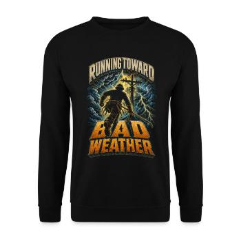Monteur de lignes aériennes - Sweat-shirt Unisexe - noir - Devant - Alina (178cm) & Michal (187cm)