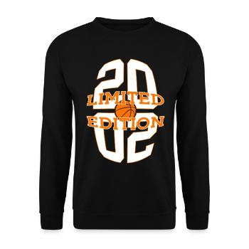 24E ANNIVERSAIRE DU BASKETBALL EN ÉDITION LIMITÉE 2002 - Sweat-shirt Unisexe - noir - Devant - Alina (178cm) & Michal (187cm)