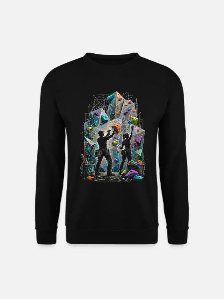 Route Setter Route Setter Route Construction - Unisex Sweatshirt - black