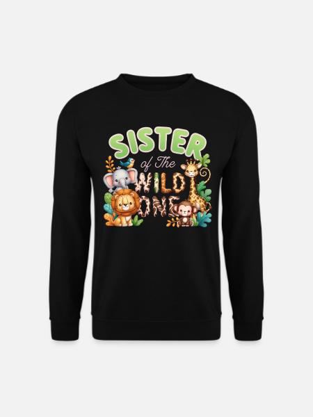 Schwester des Wilden - Unisex Pullover - Schwarz