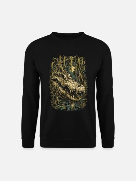 Sumpf Alligator - Unisex Pullover - Schwarz