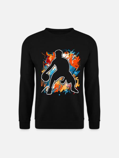 Basket-ball - Sweat-shirt Unisexe - noir