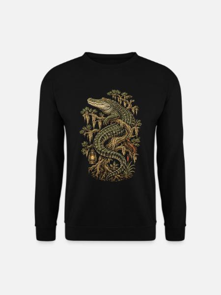 Alligator des marais - Sweat-shirt Unisexe - noir