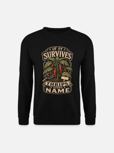 Growing Chili Growers Growing Chilies - Unisex Sweatshirt - black