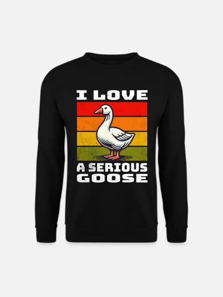 Goose Gans - Unisex Pullover - Schwarz