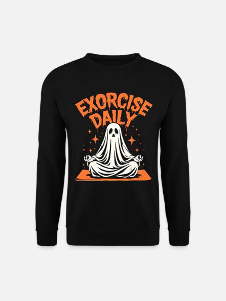 Halloween, yoga, méditation, esprit - Sweat-shirt Unisexe - noir