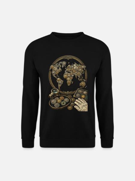 Coin Collector Numismatics Coin Collecting - Unisex Sweatshirt - black