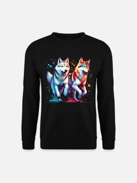 Don Wolfdog - Sweat-shirt Unisexe - noir