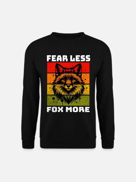 Fox Red Fox Fox - Unisex Sweatshirt - black