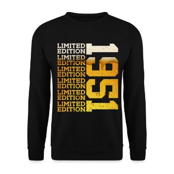 BIÈRE ÉDITION LIMITÉE 1951 75E ANNIVERSAIRE - Sweat-shirt Unisexe - noir - Devant - Alina (178cm) & Michal (187cm)
