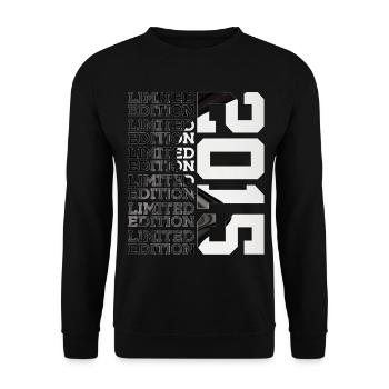 11 YEARS OLD LIMITED EDITION 2015 11TH BIRTHDAY - Unisex Sweatshirt - black - Front - Alina (178cm) & Michal (187cm)