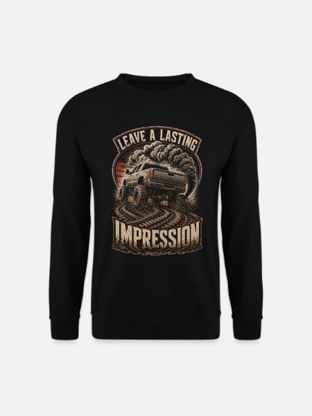 Rolling Coal Leave A Lasting Impression - Unisex Sweatshirt - black