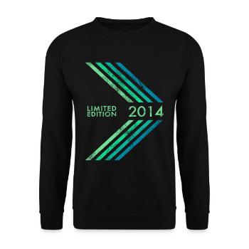 2014 Limited Edition Birthday Boys and Girls - Unisex Sweatshirt - black - Front - Alina (178cm) & Michal (187cm)
