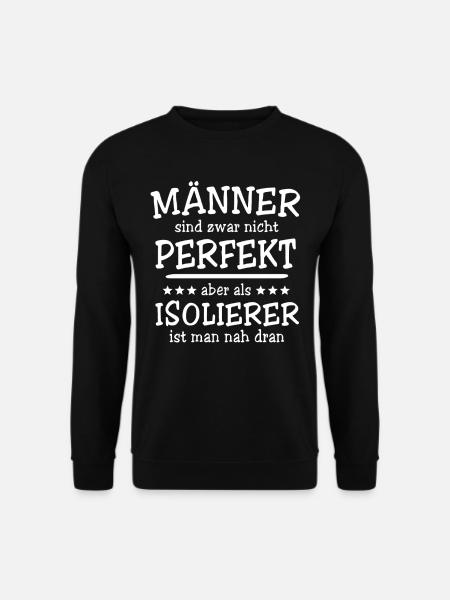 Isolierer Männer - Unisex Pullover - Schwarz