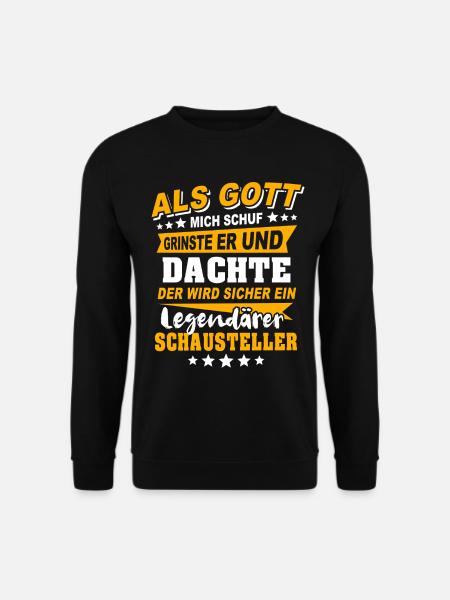 Schausteller Sprüche - Unisex Pullover - Schwarz