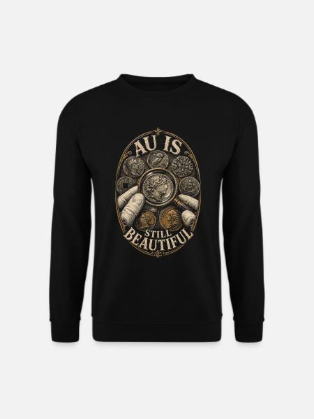 Coin Collector Numismatics Coin Collecting - Unisex Sweatshirt - black