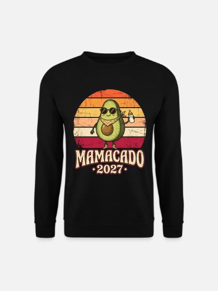 Mamacado 2027 Avocado Mama - Unisex Sweatshirt - black