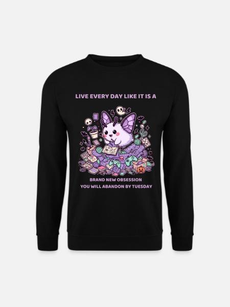 Brand New Obsession Abandoned by Tuesday - Unisex Sweatshirt - black