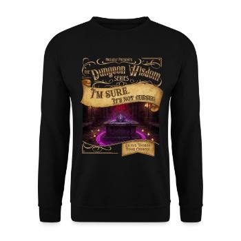 Ce n’est pas maudit - Sweat-shirt Unisexe - noir - Devant - Alina (178cm) & Michal (187cm)