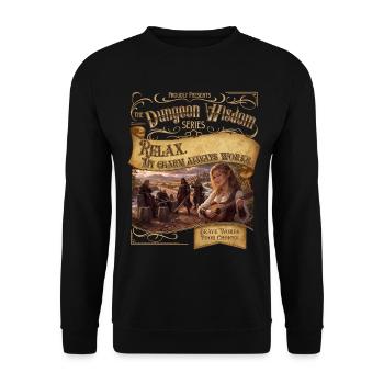 Mon charme fonctionne toujours - Sweat-shirt Unisexe - noir - Devant - Alina (178cm) & Michal (187cm)