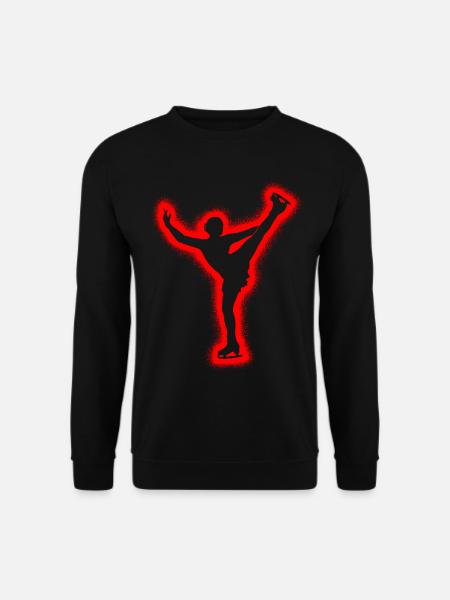 Eislaufen Eiskunstläuferin Mädchen Eiskunstlauf - Unisex Sweatshirt - black