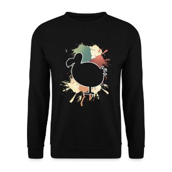 dodo - Unisex Sweatshirt - black - Front - Alina (178cm) & Michal (187cm)