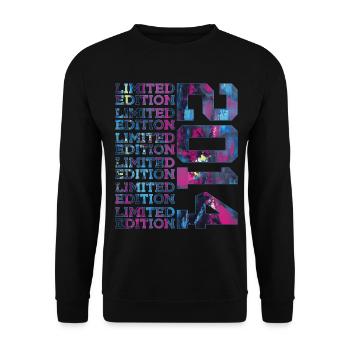 COOL 12 JAHRE LIMITED EDITION 2014 12. GEBURTSTAG - Unisex Pullover - Schwarz - Vorne - Alina (178cm) & Michal (187cm)