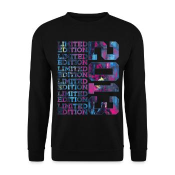 COOL 13 JAHRE LIMITED EDITION 2013 13. GEBURTSTAG - Unisex Pullover - Schwarz - Vorne - Alina (178cm) & Michal (187cm)