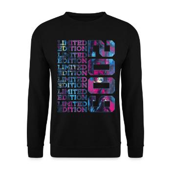 COOL 17 ANS, ÉDITION LIMITÉE 2009 17E ANNIVERSAIRE - Sweat-shirt Unisexe - noir - Devant - Alina (178cm) & Michal (187cm)