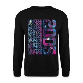 COOL 21 JAHRE LIMITED EDITION 2005 21. GEBURTSTAG - Unisex Pullover - Schwarz - Vorne - Alina (178cm) & Michal (187cm)