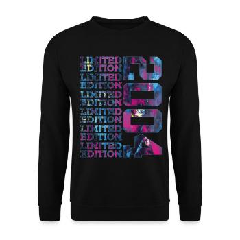 COOL 22 JAHRE LIMITED EDITION 2004 22. GEBURTSTAG - Unisex Pullover - Schwarz - Vorne - Alina (178cm) & Michal (187cm)