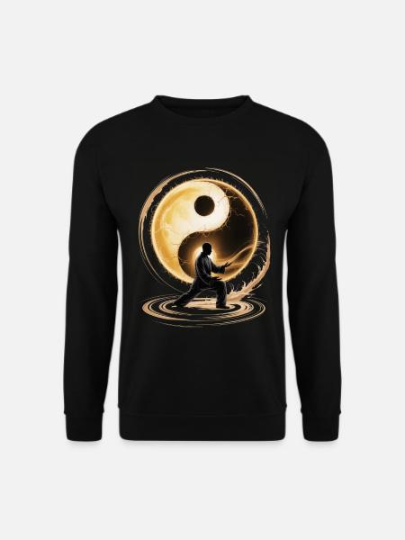 Méditation Zen du Tai Chi – Entraînement au Chi Qigong - Sweat-shirt Unisexe - noir