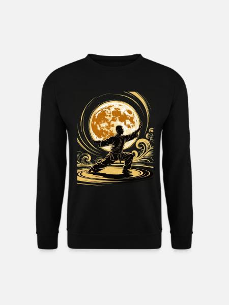 Tai Chi Zen Meditation – Chi Qigong Training - Unisex Pullover - Schwarz
