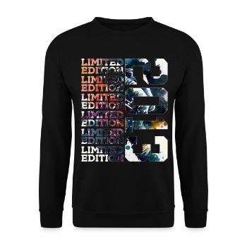 SPACE 13 YEARS 2013 ASTRONAUT 13TH BIRTHDAY - Unisex Sweatshirt - black - Front - Alina (178cm) & Michal (187cm)