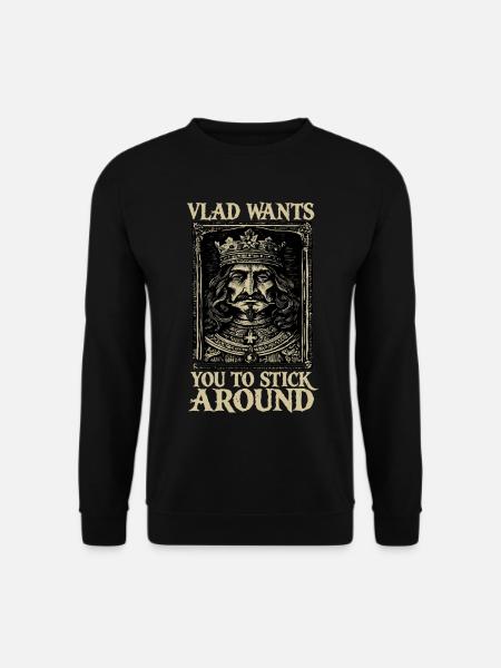 Vlad Will Das Du Bleibst - Unisex Pullover - Schwarz