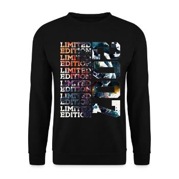 SPACE 19 ANS 2007 ASTRONAUTE 19E ANNIVERSAIRE - Sweat-shirt Unisexe - noir - Devant - Alina (178cm) & Michal (187cm)