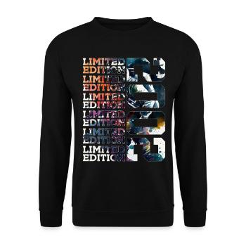 SPACE 24 YEARS OLD 2002 ASTRONAUT 24TH BIRTHDAY - Unisex Sweatshirt - black - Front - Alina (178cm) & Michal (187cm)