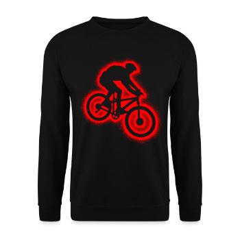 Descente Vélo VTT Hommes Enfants - Sweat-shirt Unisexe - noir - Devant - Alina (178cm) & Michal (187cm)