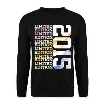 LIMITED EDITION 2015 - 11 JAHRE - 11. GEBURTSTAG - Unisex Pullover - Schwarz - Vorne - Alina (178cm) & Michal (187cm)