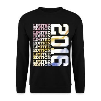 LIMITED EDITION 2016 - 10 JAHRE - 10. GEBURTSTAG - Unisex Pullover - Schwarz - Vorne - Alina (178cm) & Michal (187cm)