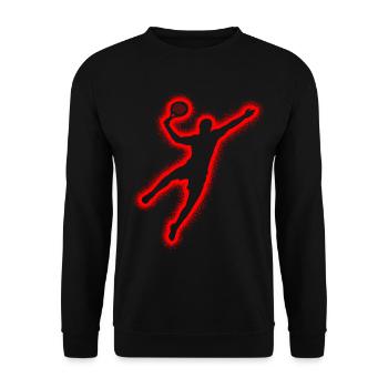 Padel Tennis Padelspieler Herren Kinder Padel - Unisex Pullover - Schwarz - Vorne - Alina (178cm) & Michal (187cm)