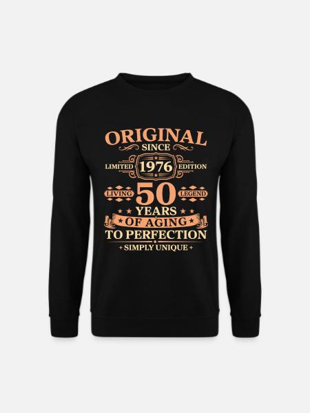 Original depuis 1976 50 ans d’anniversaire - Sweat-shirt Unisexe - noir