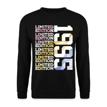 LIMITED EDITION 1995 - 31 JAHRE - 31. GEBURTSTAG - Unisex Pullover - Schwarz - Vorne - Alina (178cm) & Michal (187cm)
