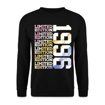 ÉDITION LIMITÉE 1996 - 30 ANS - 30E ANNIVERSAIRE - Sweat-shirt Unisexe - noir - Devant - Alina (178cm) & Michal (187cm)